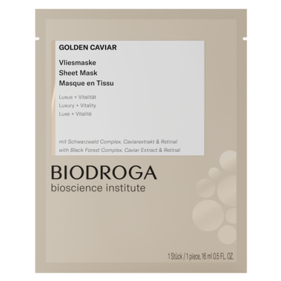 Golden Caviar textilní maska 1ks BIODROGA