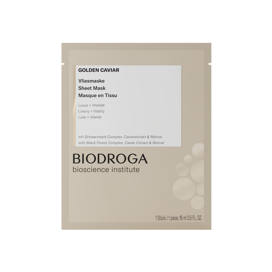 Golden Caviar textilní maska 1ks BIODROGA