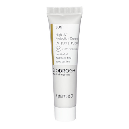 Krém s vysokou UV ochranou SPF 50 15ml cestovní balení BIODROGA